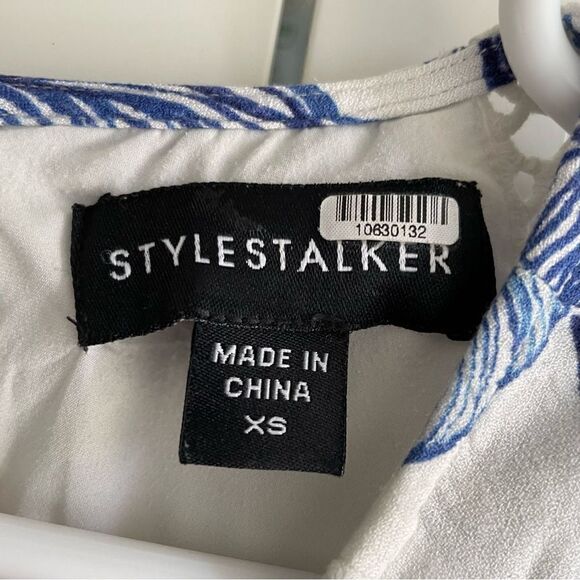 Stylestalker Womens Magnolia Floral Mini Dress Size XS Open Back Layered Flutter - Picture 4 of 12